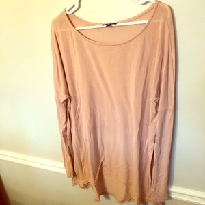 Blush colored tunic top